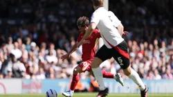 Alexis Mac Allister en acción frente a Fulham.