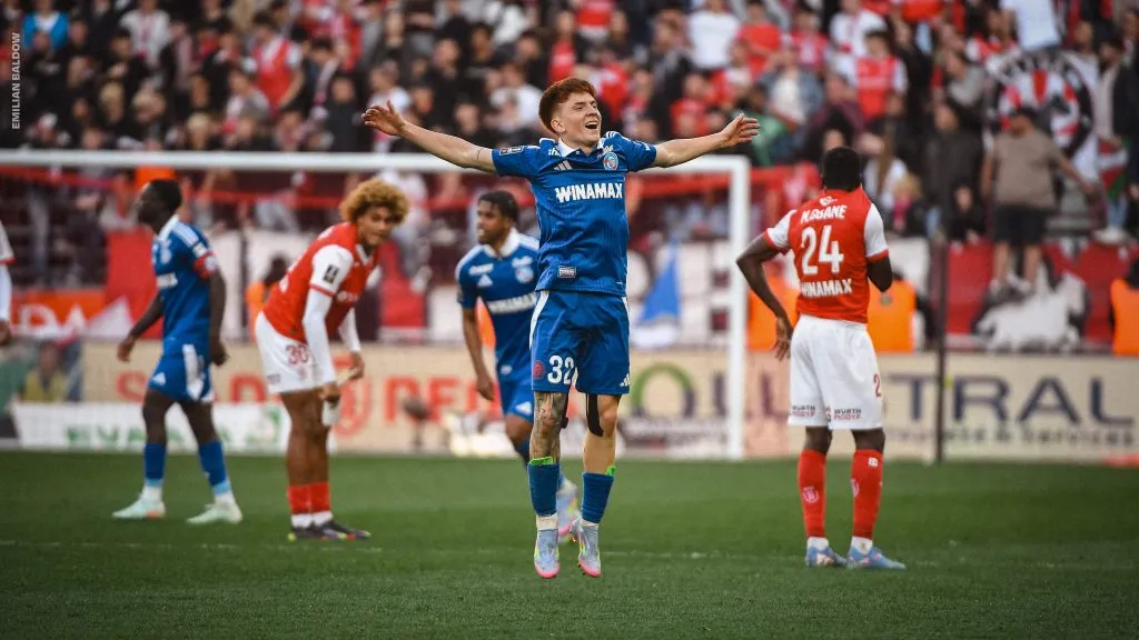 Barco vive días de felicidad en Francia (Foto: Prensa Racing de Estrasburgo).