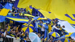 Los hinchas de Boca en La Bombonera.