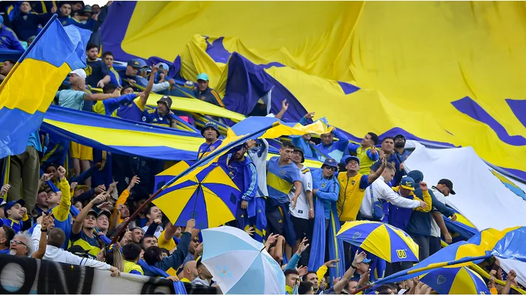 Los hinchas de Boca en La Bombonera.