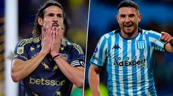 Edinson Cavani y Maravilla Martínez.