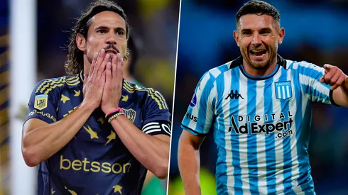 Edinson Cavani y Maravilla Martínez.