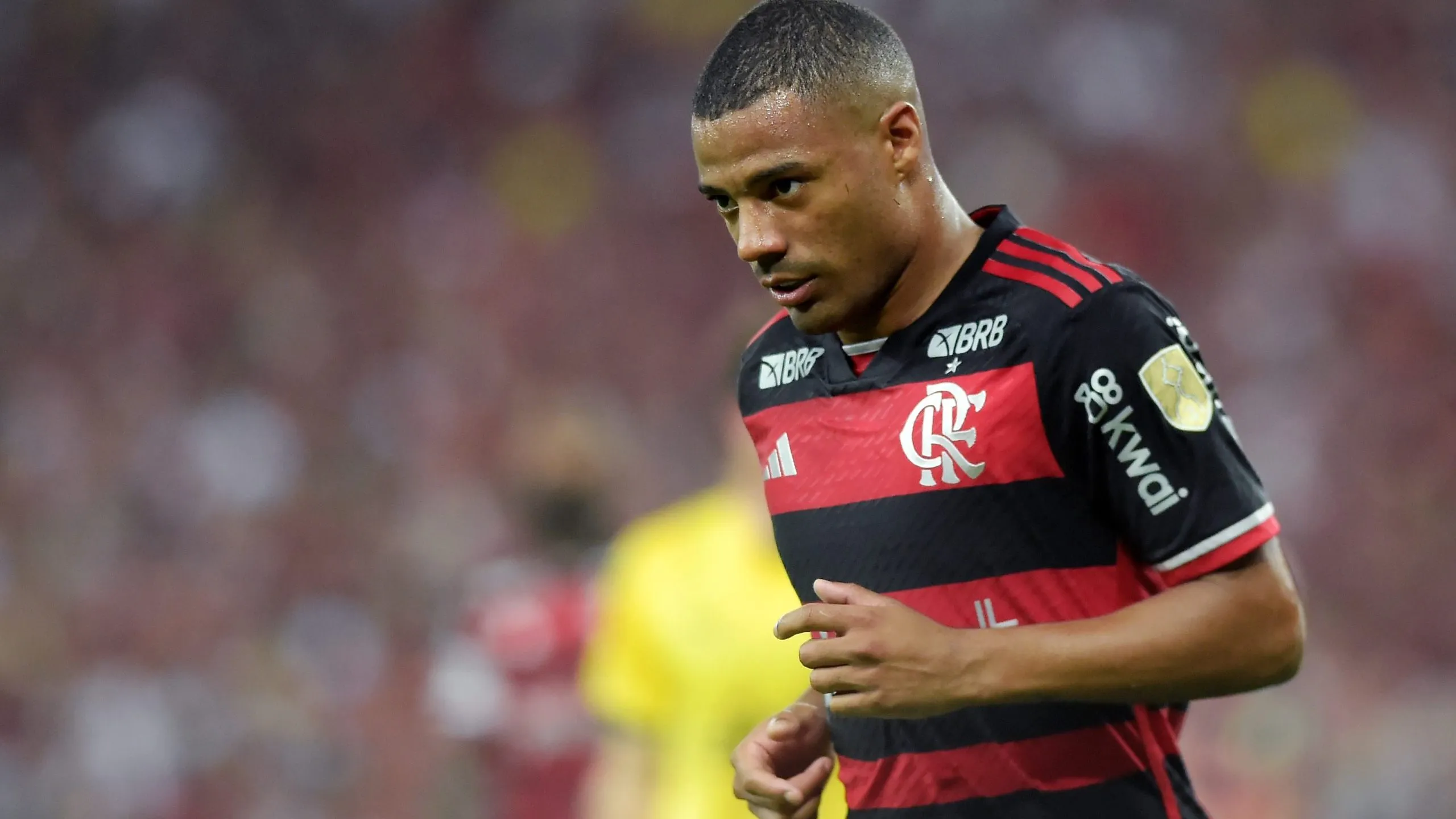 Nicolás De La Cruz con la camiseta del Flamengo.