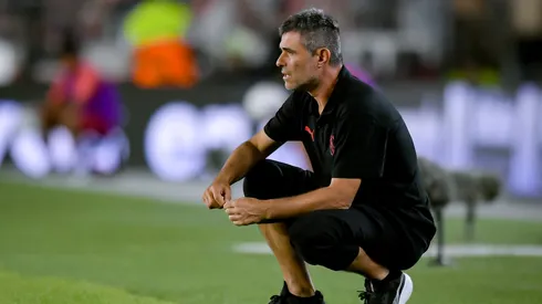 Vaccari, entrenador de Independiente.