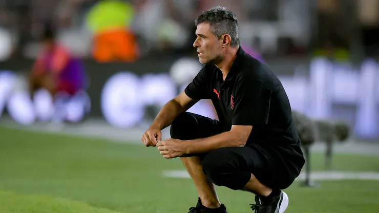 Vaccari, entrenador de Independiente.