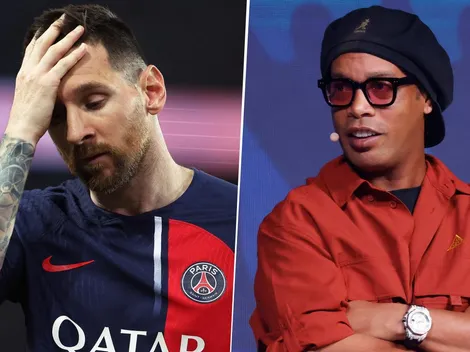 Ronaldinho defiende a Lionel Messi por su paso por el PSG