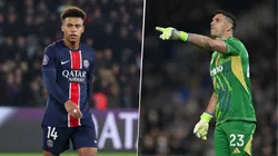 Desiré Doué dijo que el Dibu Martínez es un "portero más".