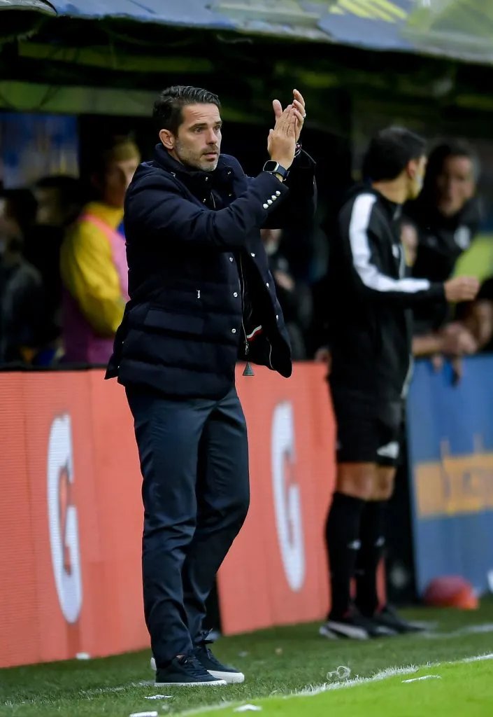 Fernando Gago en Boca vs. Barracas Central.