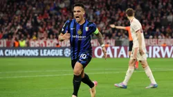 Lautaro Martínez celebra su gol ante Bayern Múnich. (Getty Images)