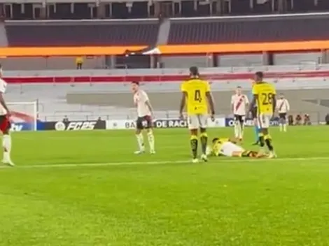 El reto de Enzo Pérez a Borja en el empate de River