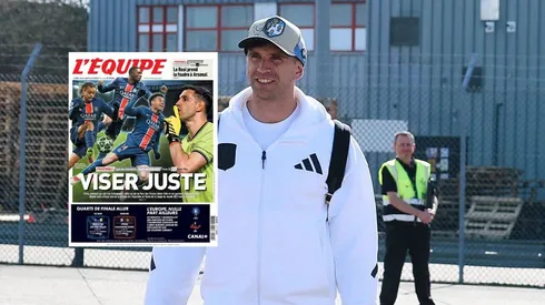 Dibu Martínez es el foco de la prensa francesa y de los hinchas del PSG en la previa del encuentro de los Cuartos de Final de la Champions League.