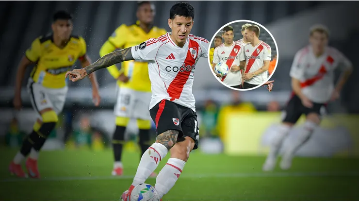 Sebastián Driussi erró su penal en River vs. Barcelona.