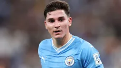 Julián Álvarez en su paso por Manchester City.