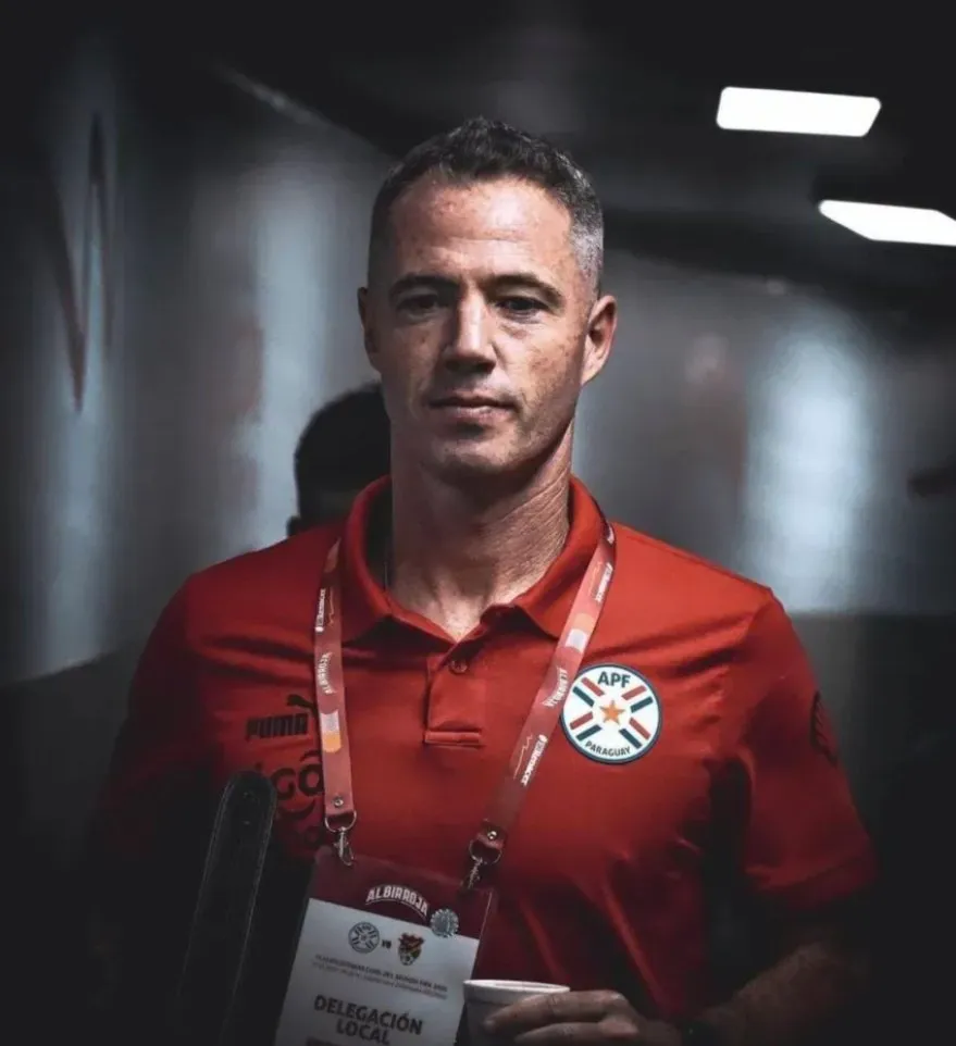 Andrés San Martín en la Selección de Paraguay. (Foto: @sanma20)