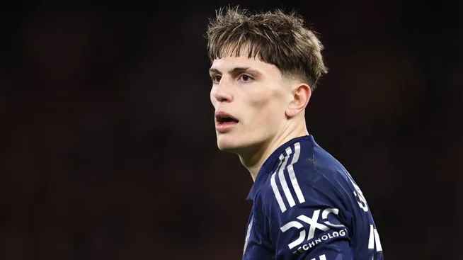 Garnacho, en la lista de transferibles del Manchester United