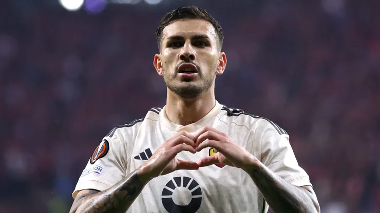 Leandro Paredes en Roma.