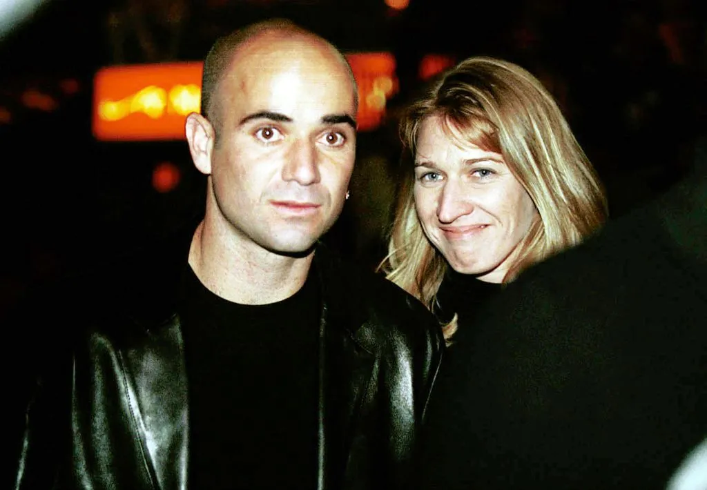 Andre Agassi junto a Stefi Graf, su actual esposa.