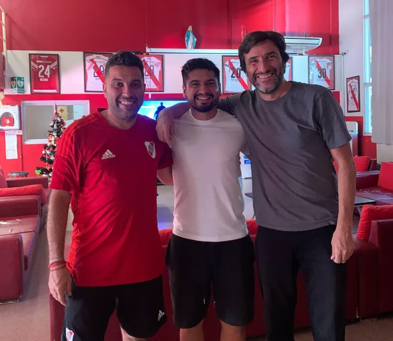 Tras dejar River, Zacarías Morán Correa visitó la pensión, donde pasó mucho tiempo. (Foto: @zacamoran).