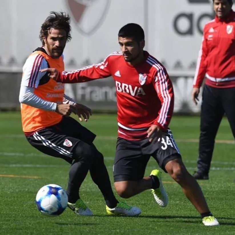 Leo Ponzio y Zacarías Morán Correa. (Foto: Prensa River).