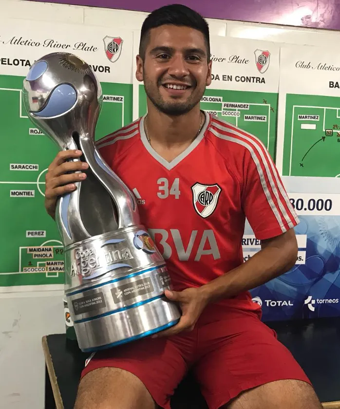 Morán Correa integró el plantel que ganó la Copa Argentina de 2016. (Foto: @zacamoran).
