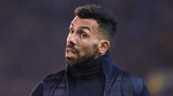 Carlos Tevez en su paso como DT de Independiente.