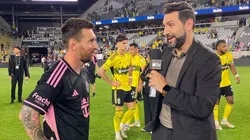 Fue campeón con Lanús, es ídolo en la MLS y hoy le hace entrevistas a Messi: "El está muy bien, es lejos el mejor de todos".