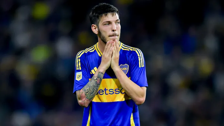 Agustín Martegani, de los marginados en Boca cuyo futuro es una incógnita.