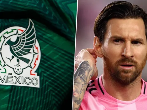 A Lionel Messi le regalaron la camiseta de México y esto fue lo que hizo