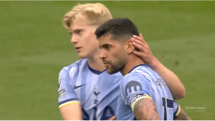 El blooper de Cuti Romero en la derrota de Tottenham ante Wolverhampton
