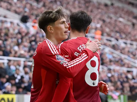 El gol de Alejandro Garnacho ante Newcastle que puso fin a un mes de sequía con Manchester United