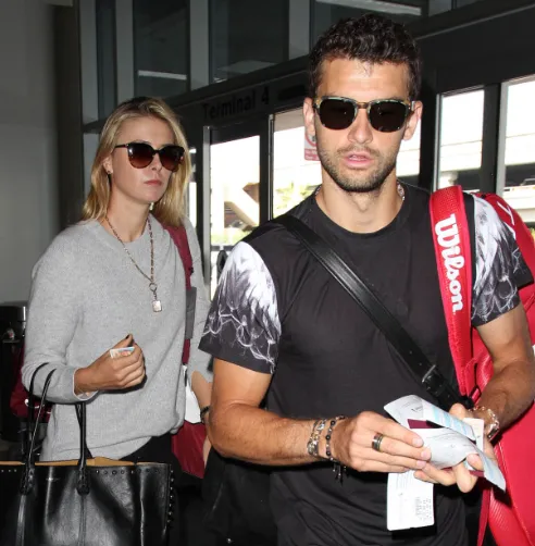Sharapova y Dimitrov en 2013. (Foto: Getty).