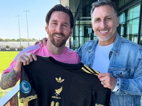 Compartió habitación con él en la Selección pero le regaló una camiseta de México: el encuentro del Chaco Giménez y Messi