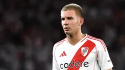 Franco Mastantuono con la camiseta de River.