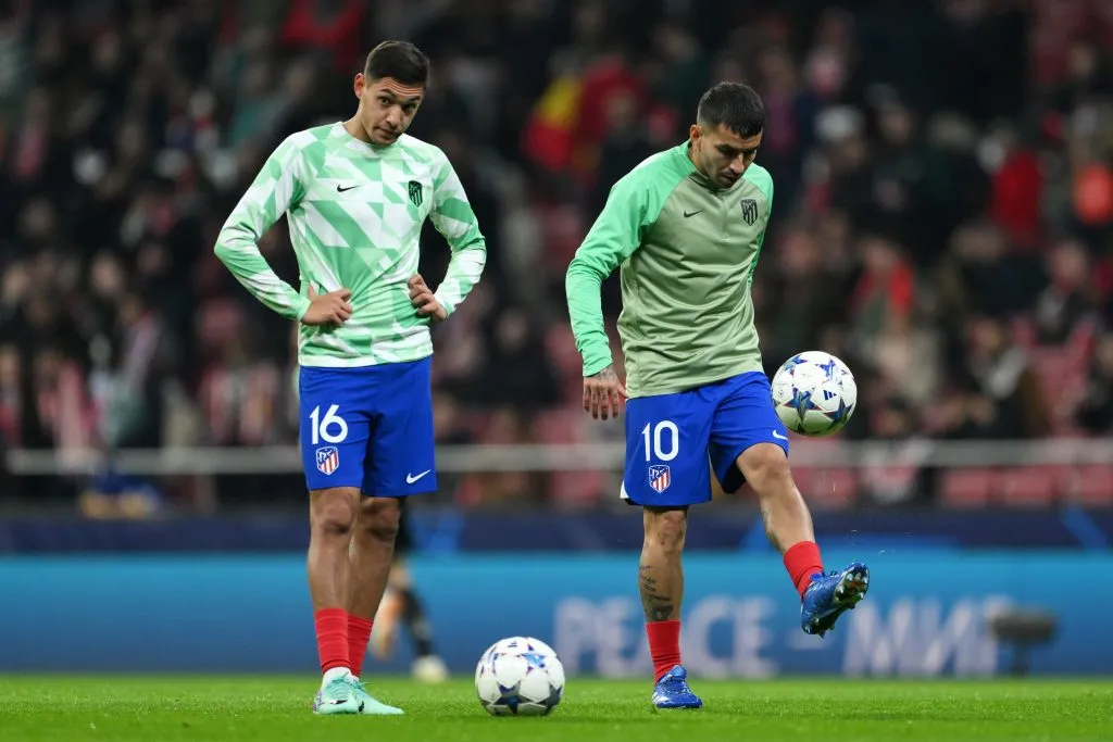 Ángel Correa y Nahuel Molina pueden irse de Atlético de Madrid. (David Ramos/Getty Images)