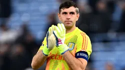 Dibu Martínez, arquero de Aston Villa.