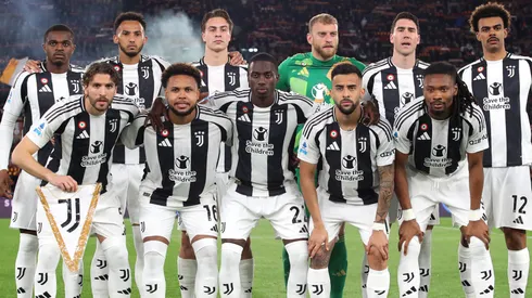 El equipo titular de la Juventus frente a Roma.