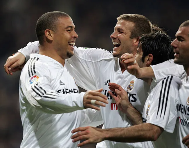 Beckham fue parte de un legendario Real Madrid.