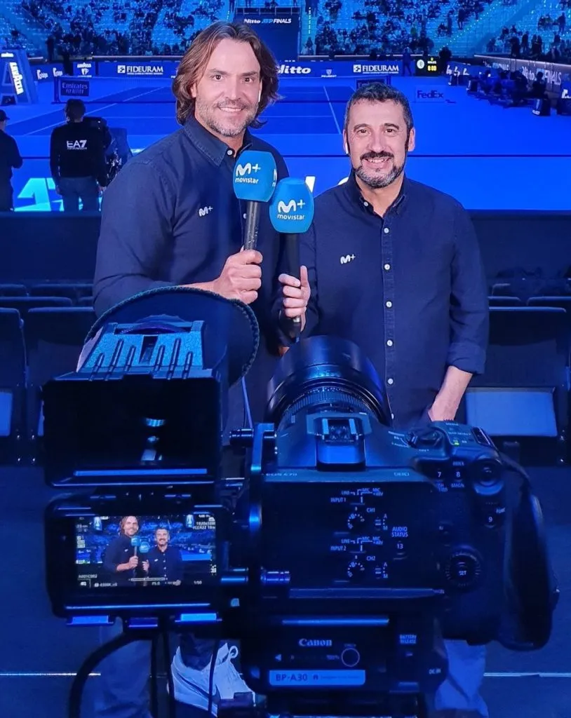 Carretero es comentarista de tenis. (Foto: @RobertoCarretero).