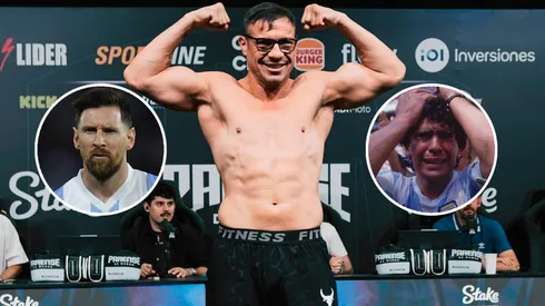 Sergio Maravilla Martínez eligió entre Messi y Maradona al mejor de la historia argentina: "Hay que remontarse a San Martín"