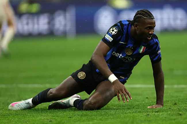 Se confirmó la lesión de Marcus Thuram y es duda para jugar vs. Barcelona.