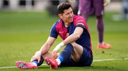 Alarma en Barcelona: Lewandowski salió lesionado a 11 días de la semifinal ante Inter