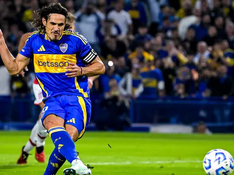 El penal que erró Edinson Cavani en Boca vs. Estudiantes por el Torneo Apertura