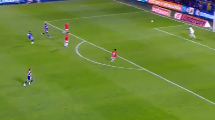 El golazo de afuera del área de Merentiel para el 2 a 0 de Boca ante Estudiantes