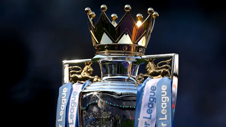 El trofeo de la Premier League.