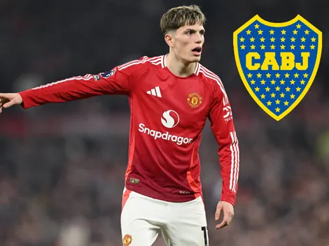 Manchester United quiere unir a Alejandro Garnacho con un ex Boca
