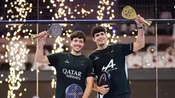 Agustín Tapia y Arturo Coello, campeones del Major de Qatar.
