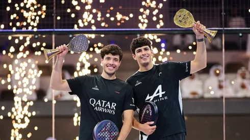 Agustín Tapia y Arturo Coello, campeones del Major de Qatar.