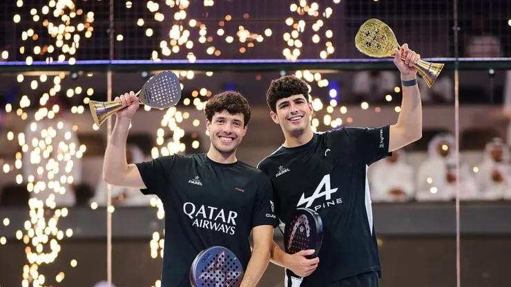 Agustín Tapia y Arturo Coello, campeones del Major de Qatar.