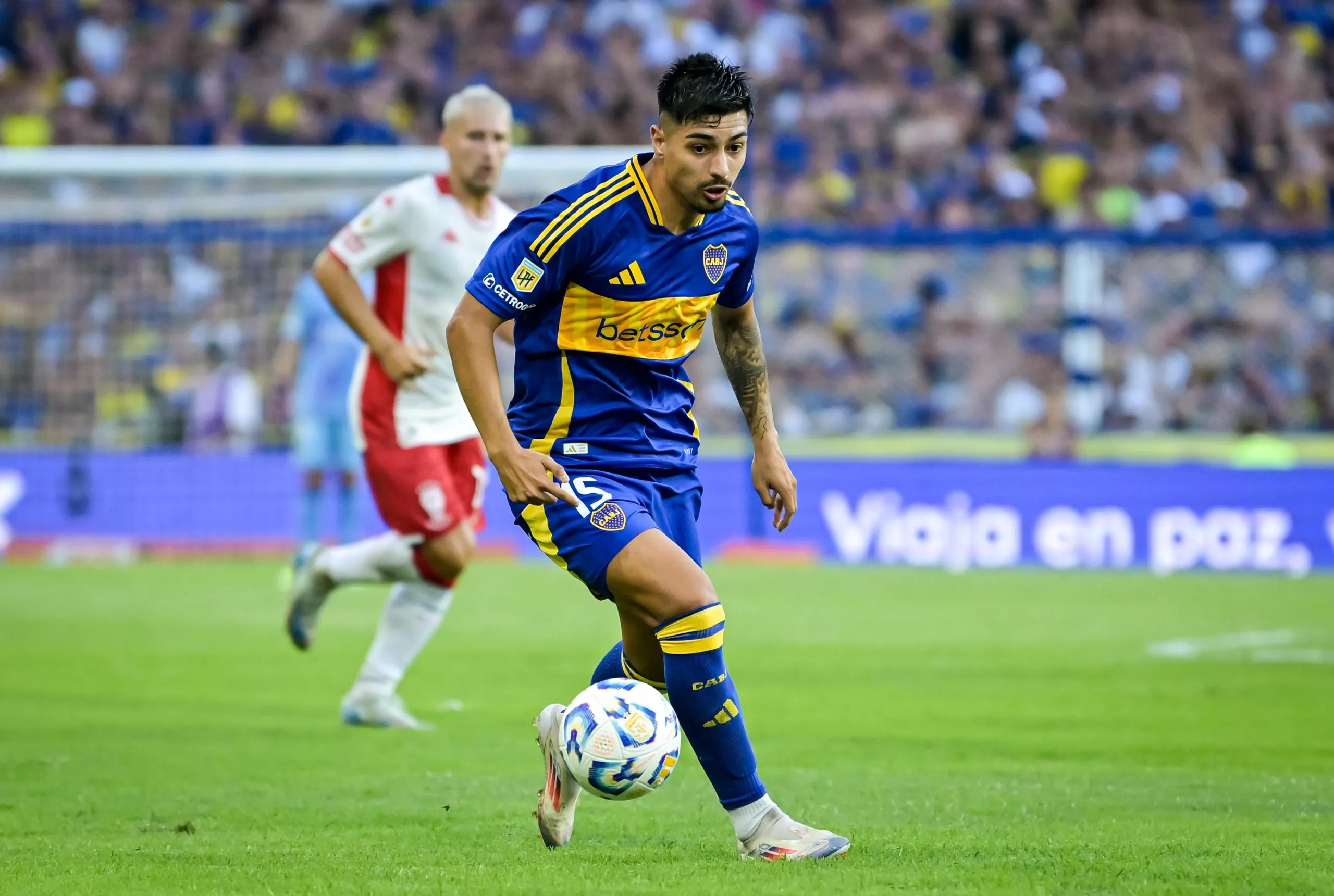 Williams Alarcón, mediocampista de Boca. (Marcelo Endelli/Getty Images)