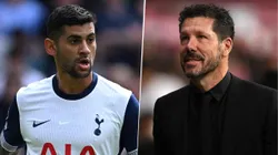 Diego Simeone no esquivó los rumores que arriman jugadores como el Cuti Romero al Atlético de Madrid.